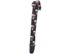 Henry Heller HSUB2-45 2" Sublimation Design Adjustable Nylon Guitar Strap, Los Angeles Skull main image