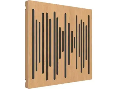 Vicoustic VicPattern Ultra Wavewood MKII Acoustic Panel - Natural Oak, 3-pack