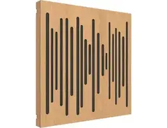 Vicoustic VicPattern Ultra Wavewood MKII Acoustic Panel - Natural Oak, 3-pack