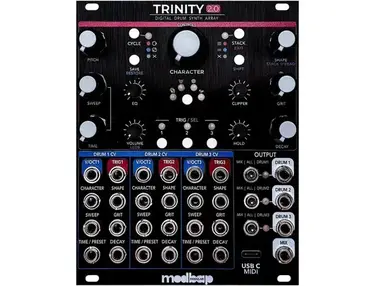 Modbap Modular Trinity 2.0 Digital Drum Synth Array Eurorack Module
