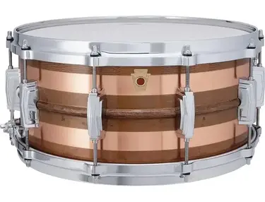 Ludwig Striped Copper Snare Drum