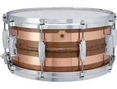 Ludwig Striped Copper Snare Drum main image