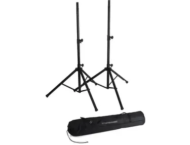 Rok-It Aluminum Tripod Speaker Stand Set with Bag