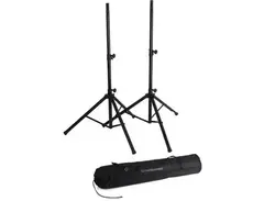 Rok-It Aluminum Tripod Speaker Stand Set with Bag