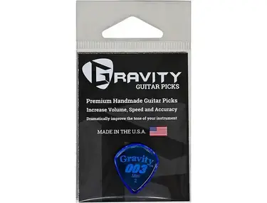 Gravity Picks 003 J3 Mini Polished Blue Guitar Picks 2.0 mm