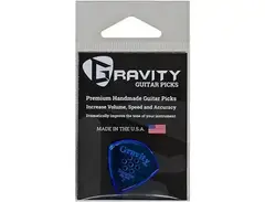 Gravity Picks Sunrise Big Mini Polished Blue Multi-Hole Guitar Picks 2.0 mm