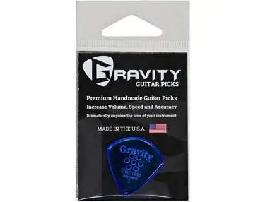 Gravity Picks Sunrise Standard Polished Blue Multi-Hole Guitar Picks 2.0 mm