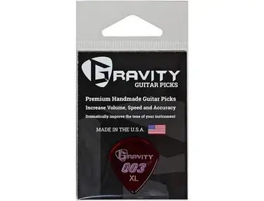 Gravity Picks 003 J3 XL Polished Red Guitar Picks 1.5 mm
