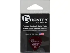 Gravity Picks 003 J3 XL Polished Red Guitar Picks 1.5 mm
