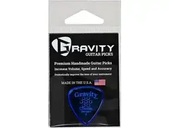 Gravity Picks Classic Standard Polished Blue Multi-Hole Guitar Picks 2.0 mm