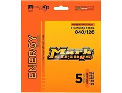 Markbass Energy Series Electric Bass Stainless Steel Strings (40 - 120) Light Gauge