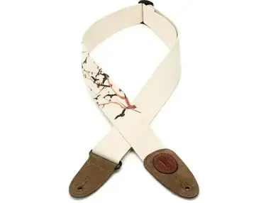 Levy's MSSC8U Cotton Guitar Strap - Birds and Trees