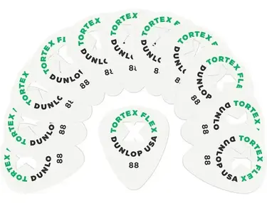 Dunlop Tortex Flex X Guitar Picks - .88mm, 12-pack