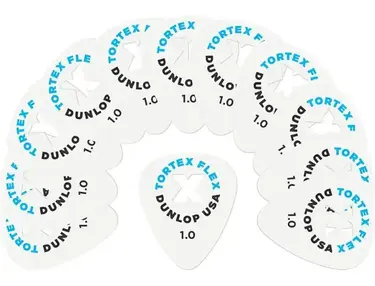 Dunlop Tortex Flex X Guitar Picks - 1.0mm, 12-pack
