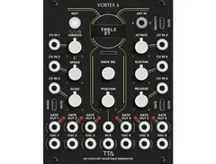 Tiptop Audio Vortex 6 ART 6-voice Wavetable Generator Eurorack Module