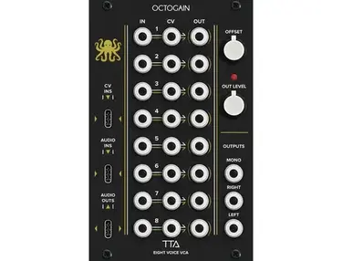 Tiptop Audio Octogain 8-voice Polyphonic VCA Eurorack Module