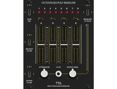 Tiptop Audio Octostages Poly Envelope 8-voice Eurorack Module