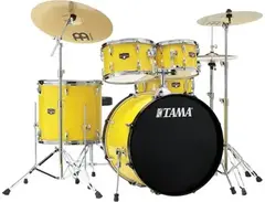 Tama Imperialstar IE52C 5-piece Complete Drum Set with Snare Drum and Meinl Cymbals