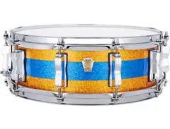 Ludwig Classic Maple Snare Drum - 5 inches x 14 inches, Gold/Blue Tri-Band