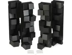 Vicoustic Multifuser Wood Sound Diffuser - Size 64, Matte Black