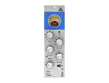 IGS Audio 576 Blue Stripe 500 Series FET Compressor Module