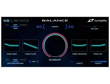 Zynaptiq Balance Smart EQ Plug-in