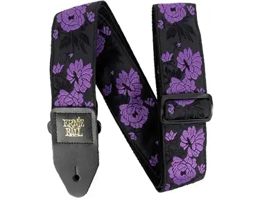 Ernie Ball Jacquard Polypro Guitar Strap Lavender Rose