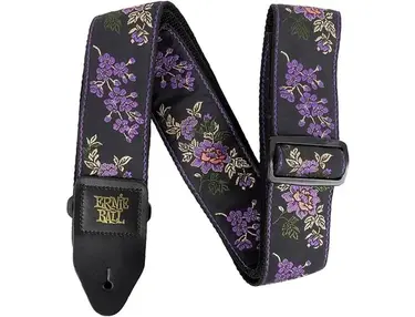 Ernie Ball Jacquard Polypro Guitar Strap Lavender Blossom