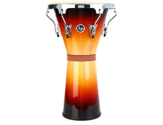 LP Aspire Tunable Djembe - Vintage Sunburst with Chrome