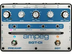Ampeg SGT-DI Bass Preamp Pedal and DI - Blue Line Anniversary Edition