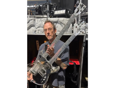EGC Electrical Guitar Company Scott Shriner Custom “Minotaur” Doubleneck Guitar