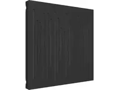 Vicoustic VicPattern Ultra Wavewood MKII Acoustic Panel - Matte Black, 3-pack