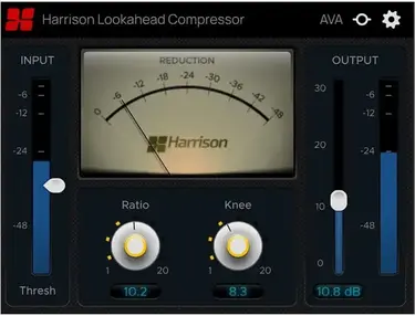 Harrison Audio AVA Lookahead Compressor Plug-in