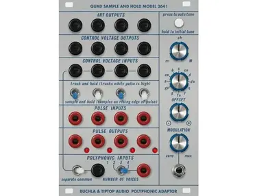 Tiptop Audio Buchla 264t Quad Sample and Hold Polyphonic Adaptor Eurorack Module