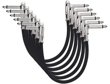 Amazon Basics 1/4 Inch Guitar Patch Auxiliary Cable, 6 in