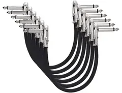 Amazon Basics 1/4 Inch Guitar Patch Auxiliary Cable, 6 in