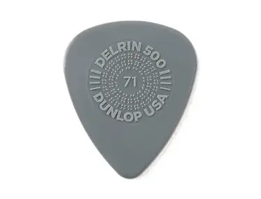 Dunlop 450R071 Prime Grip Delrin 500 Guitar Picks .71mm
