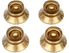 Gibson Top Hat Knobs - Vintage Gold (4-pack)