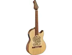 Ortega Guitars Ben Woods Flametal-One Signature Flamenco Acoustic-Electric Guitar