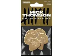 Dunlop Mick Thomson Custom Jazz III XL Nylon Guitar Picks 1.0 mm 6 Pack