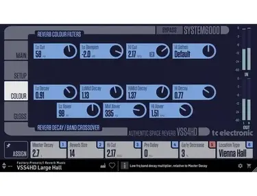 TC Electronic VSS4 HD Native Authentic Space Reverb Plug-in