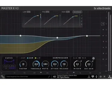 TC Electronic Master X HD Multiband Dynamics Processor Plug-in