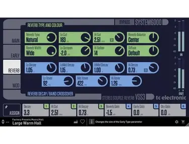 TC Electronic VSS3 Virtual Space Sim Reverb Plug-in