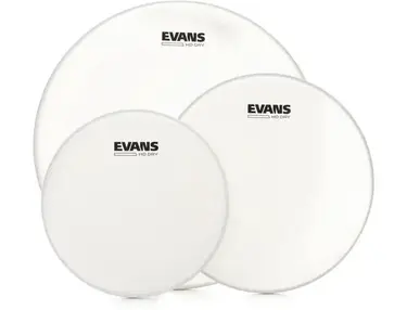 Evans HD Dry Coated 3-piece Tom Pack