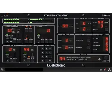 TC Electronic TC2290 Dynamic Digital Delay Plug-in