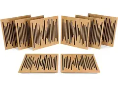 Vicoustic Wavewood Ultra Lite Hybrid Acoustic Panel - Natural Oak, 8-pack