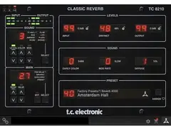 TC Electronic TC8210 Classic Reverb Plug-in