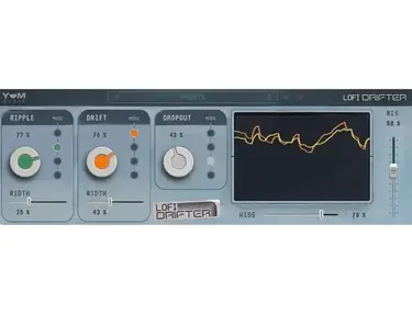 Yum Audio LoFi Drifter Analog Volume Modulator Plug-in