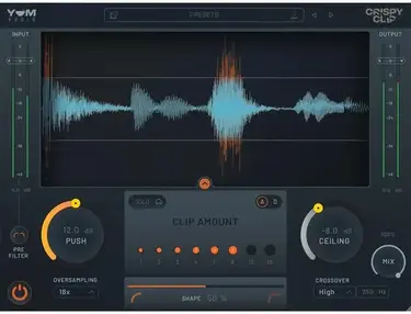 Yum Audio Crispy Clip Oversampled Precision Clipper Plug-in