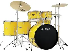 Tama Imperialstar 6-piece Drum Set with Snare Drum and Meinl Cymbals